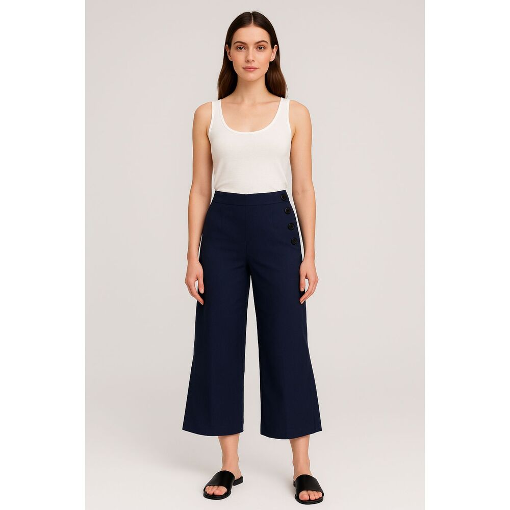 JASON‎ WU Wide Leg Cropped Trouser Sz 4